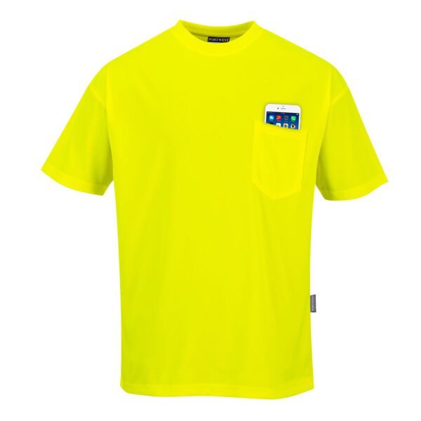 Portwest S578 Day-Vis Pocket Short Sleeve T-Shirt
