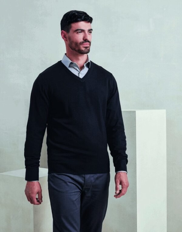 Premier Workwear ESSENTIAL ACRYLIC  MENS V-NECK SWEATER
