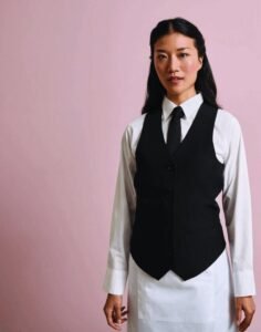 Premier Workwear LADIES LINED POLYESTER WAISTCOAT