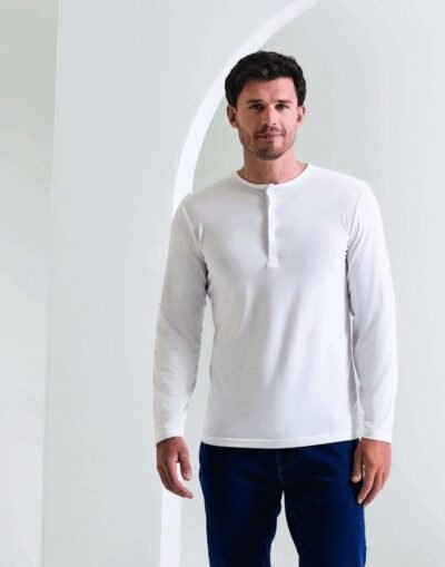 Premier Workwear MENS LONG JOHN ROLL SLEEVE TEE