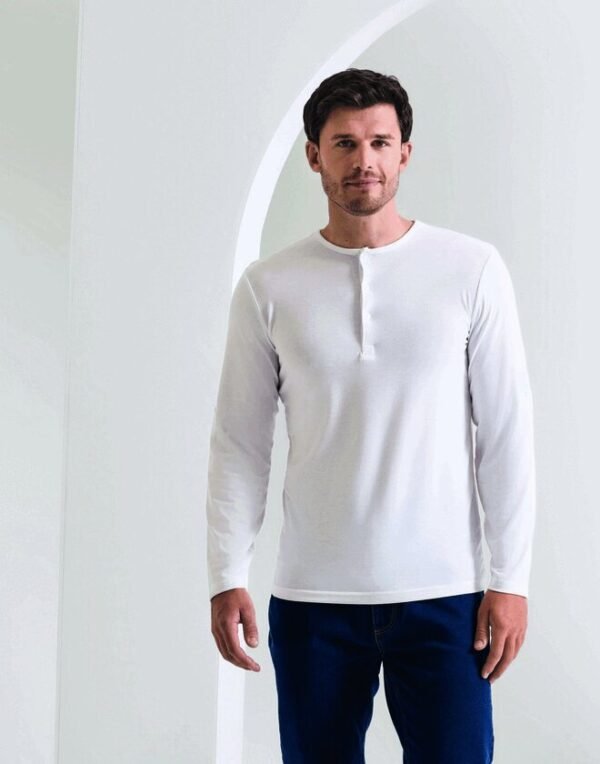 Premier Workwear MENS LONG JOHN ROLL SLEEVE TEE