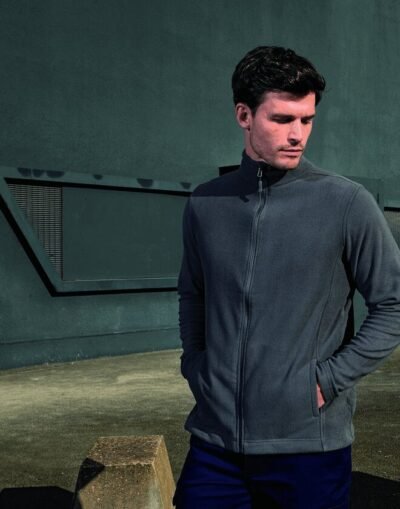 Premier Workwear MENS RECYCLIGHT FULL ZIP MICRO FLEECE