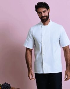 Premier Workwear PR900 Chefs Essential Short Sleeve Jacket
