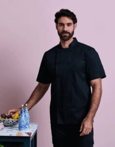Premier Workwear PR902 Chefs Coolchecker Short Sleeve Jacket