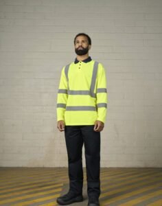 Pro RTX High Visibility RX715 Hv Long Sleeve Polo