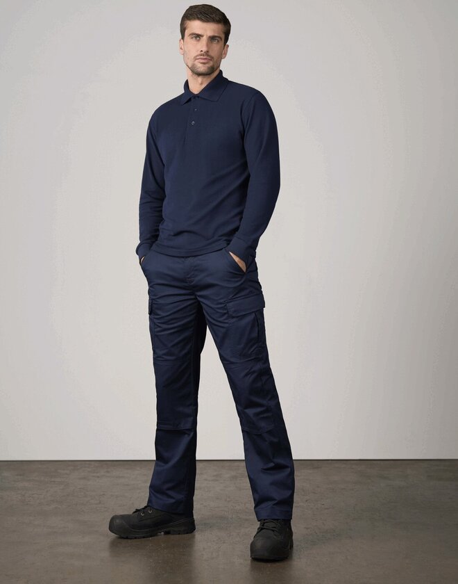 Pro RTX RX102 Pro Long Sleeve Polo by Pro Rtx — embroidered & printed workwear