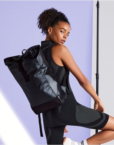 Bagbase Tarp Roll-Top Backpack — Custom Embroidery Available