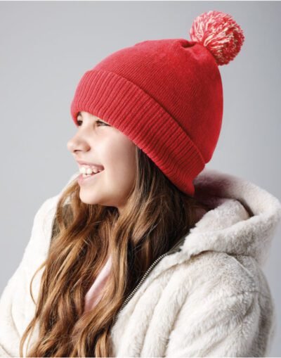 Beechfield Junior Snowstar® Beanie — Custom Embroidery Available