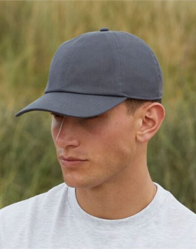Beechfield EarthAware® Organic Cotton Canvas Cap — Custom Embroidery Available