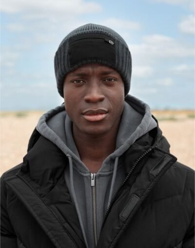 Beechfield Zip Patch Beanie — Custom Embroidery Available