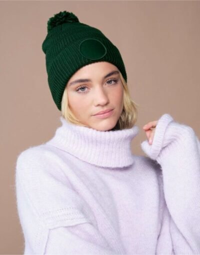 Beechfield Fan Patch Beanie — Custom Embroidery Available