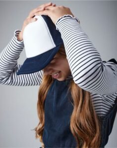 Beechfield Junior Vintage Snapback Trucker