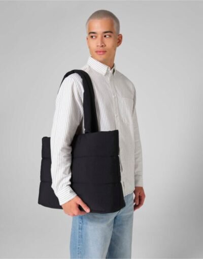 Bagbase Quilted Tote Bag — Custom Embroidery Available