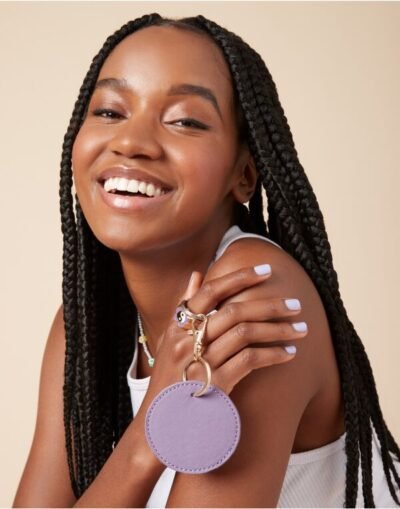 Bagbase Boutique Circular Key Clip — Custom Embroidery Available