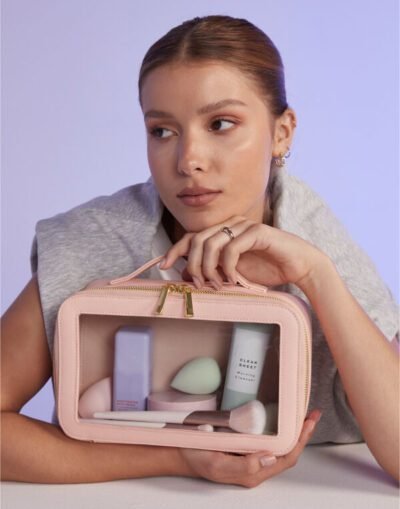 Bagbase Boutique Clear Window Travel Case — Custom Embroidery Available