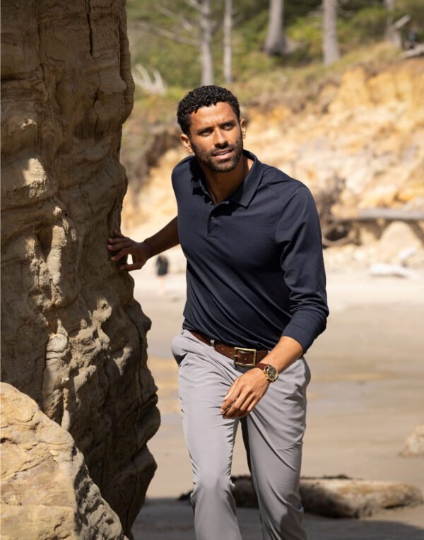 Advantage Long Sleeve Polo Men