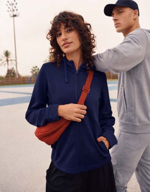 Ladies Basic Active Full Zip Hoody