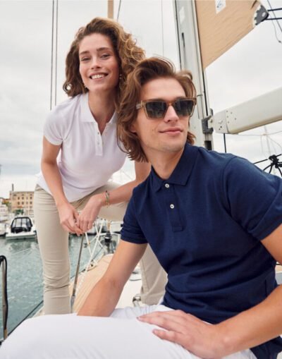 Clique Stretch Premium Polo — Custom Embroidery Available