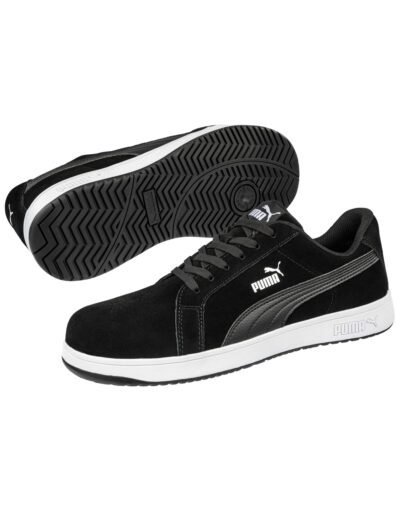 Iconic Suede Black Low S1PL ESD