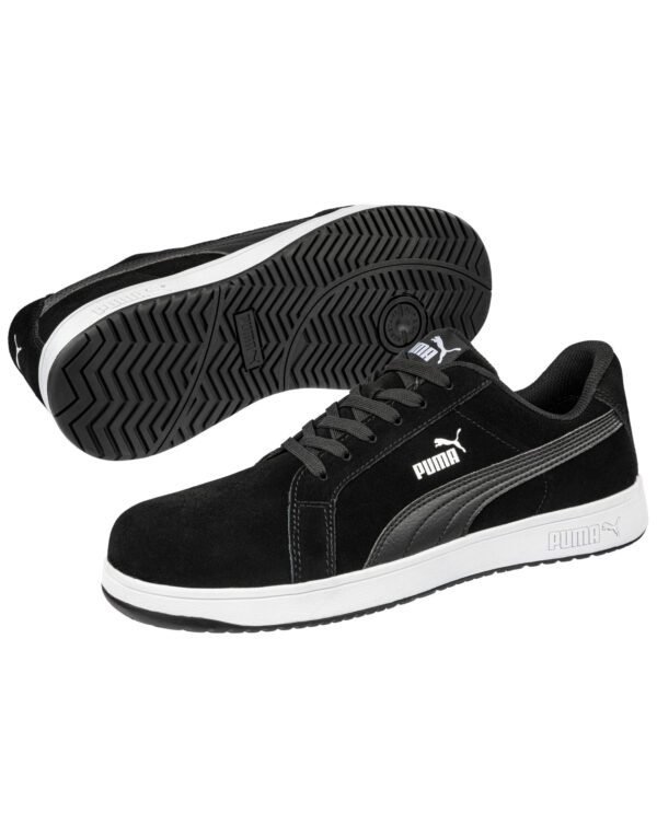 Iconic Suede Black Low S1PL ESD