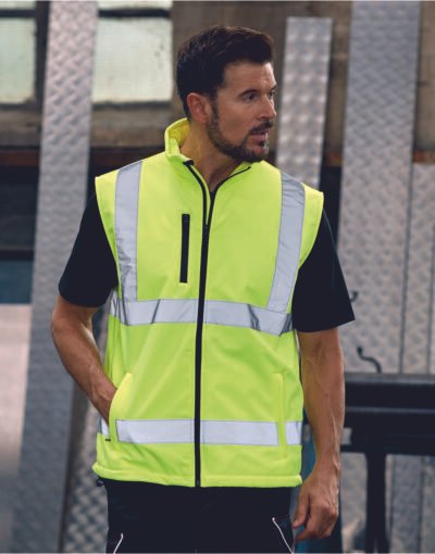Hi-Vis Softshell Bodywarmer