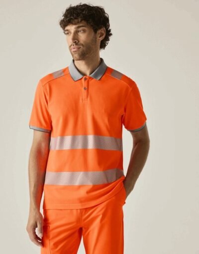 Regatta RG316 Hi-Vis Pro Comfort Polycotton Polo