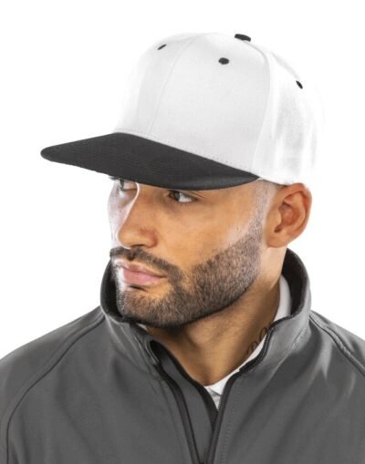 Result BRONX ORIGINAL FLAT PEAK SNAPBACK DUAL COLOUR CAP