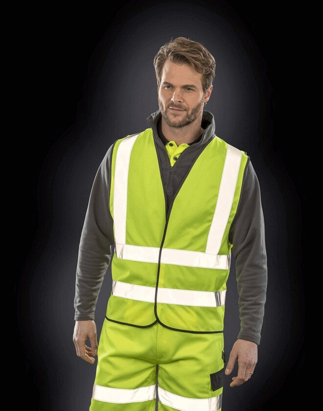 Result R201 Core Safety High-Viz Vest by Result — embroidered & printed workwear