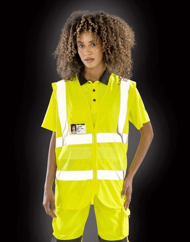 Result R202 Core Zip Safety Tabard by Result — embroidered & printed workwear