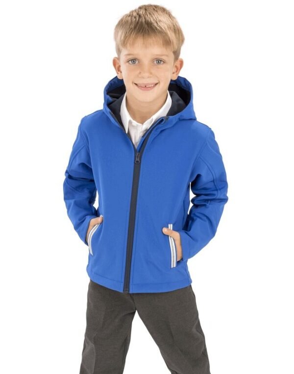 Result R224B Recycled Junior & Youth Tx Performance Hooded Softshell