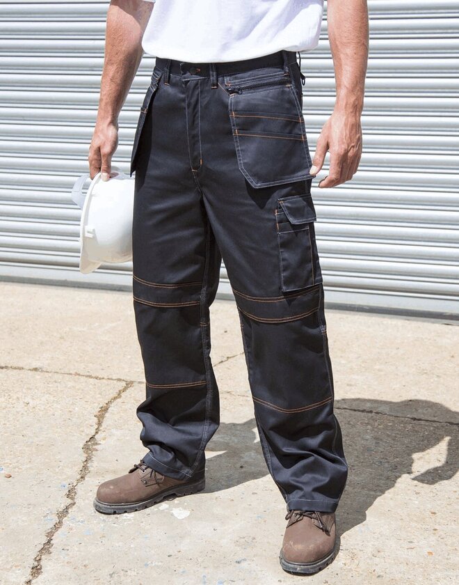 Result R323 Workguard Lite X-Over Holster Trousers by Result — embroidered & printed workwear