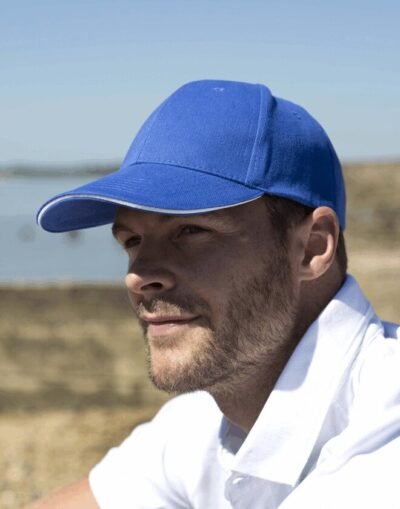 Result RC091 Memphis Cotton Low Profile Sandwich Peak Cap