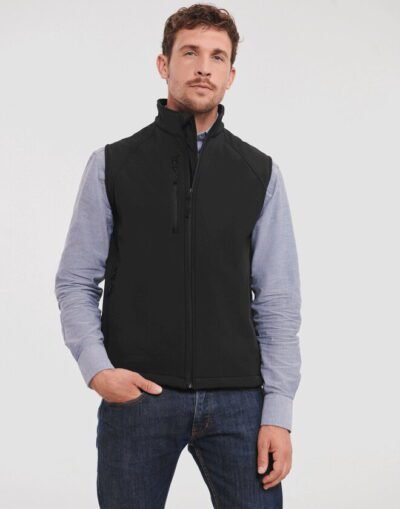 Russell Athletic 141 Mens Softshell Gilet