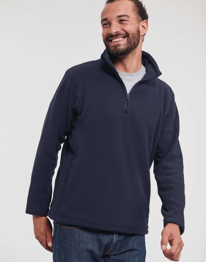 Russell Athletic 8740 Quarter Zip Outdoor Fleece by Russell Athletic — embroidered & printed workwear