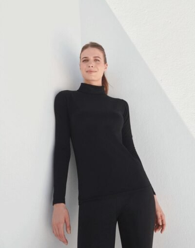 SF Clothing LADIES FEEL GOOD STRETCH ROLL NECK TOP