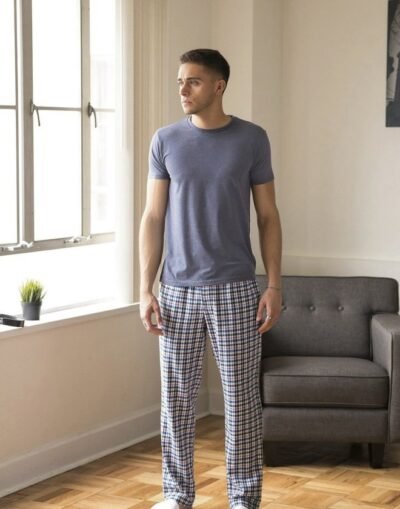 SF Clothing MENS TARTAN LOUNGE PANTS