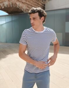 SF Clothing SF202 Unisex Striped T-Shirt