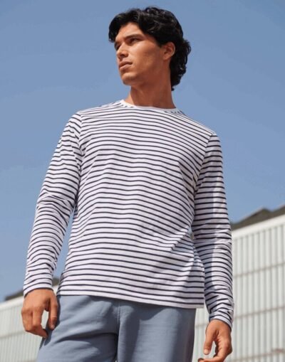 SF Clothing SF204 Unisex Long Sleeved Striped T-Shirt