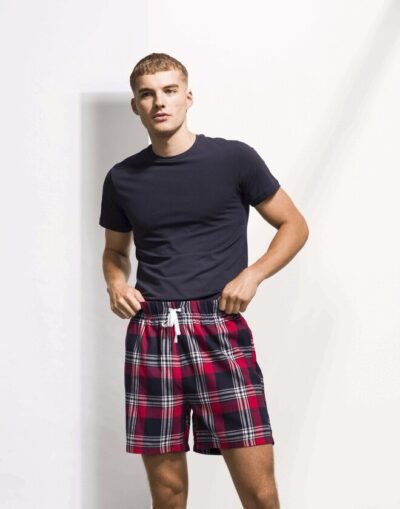 SF Clothing SF82 Mens Tartan Lounge Shorts