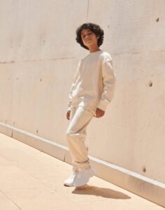 SF Clothing SM530B Kids Sustainable Fashion Curved Hem Sweat