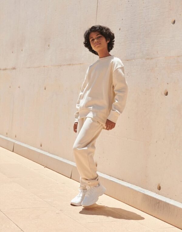 SF Clothing SM530B Kids Sustainable Fashion Curved Hem Sweat