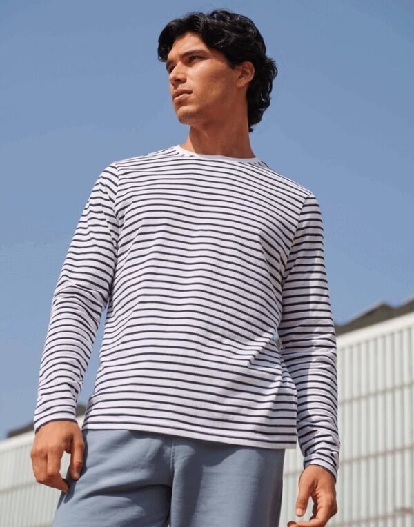 SF Clothing UNISEX LONG SLEEVED STRIPED T-SHIRT