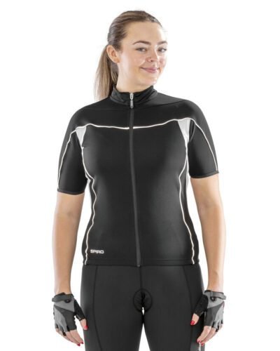 Spiro LADIES BIKEWEAR FULL ZIP PERFORMANCE TOP