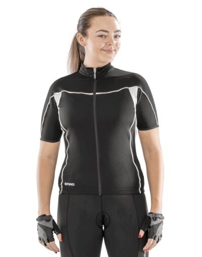 Spiro R188F Ladies Bikewear Full Zip Performance Top