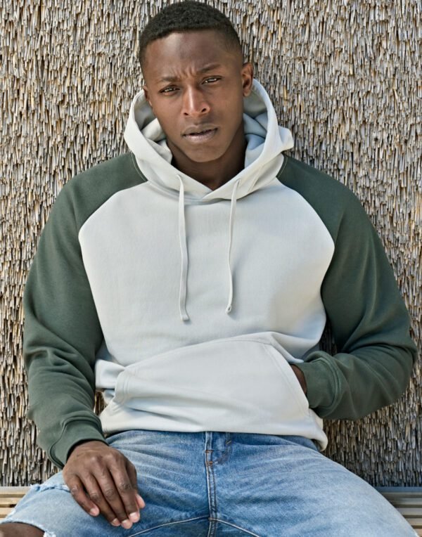 Tee Jays TJ5156 Unlabeled Two-Tone Hooded Sweatshirt