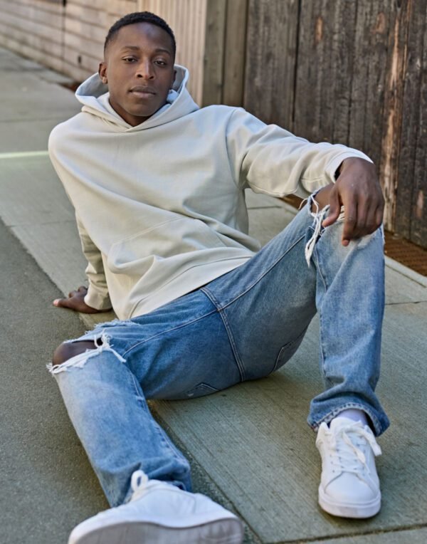 Tee Jays TJ5162 Unlabeled Heavy Loose Fit Hooded Sweatshirt