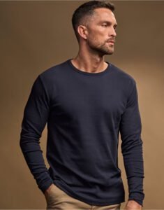 Tee Jays TJ530 Men’s Long Sleeve Interlock Tee