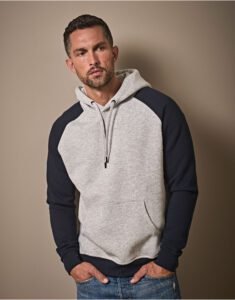 Tee Jays TJ5432 Men’s Two-Tone Hooded Sweatshirt