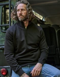 Tee Jays TJ5438 Half Zip Sweatshirt