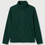 Uneek GR61 Eco Full Zip Fleece Jacket - Bottle Green | Custom Printed and Embroidered